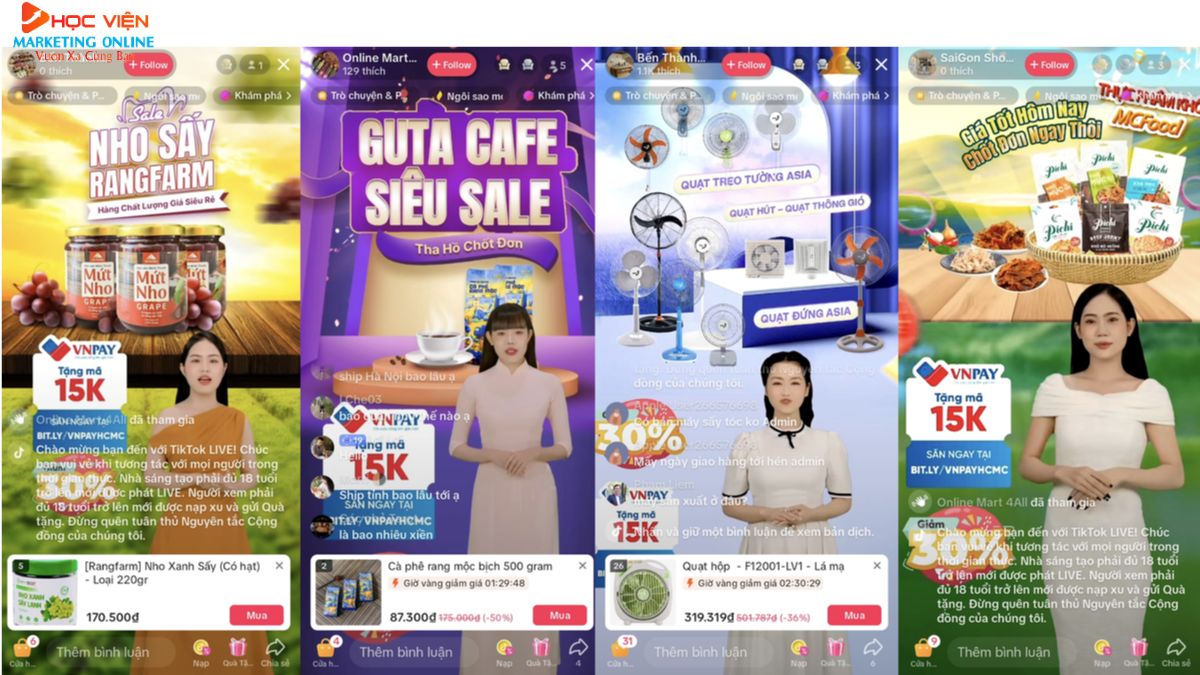 Các xu hướng tiếp thị liên kết với video AI 2025- AI Livestream