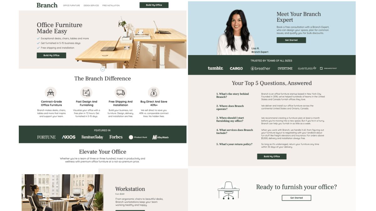 Ví Dụ Landing Page Đẹp- Mẫu 2