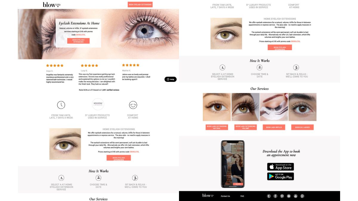 Ví Dụ Landing Page Đẹp- Mẫu 3