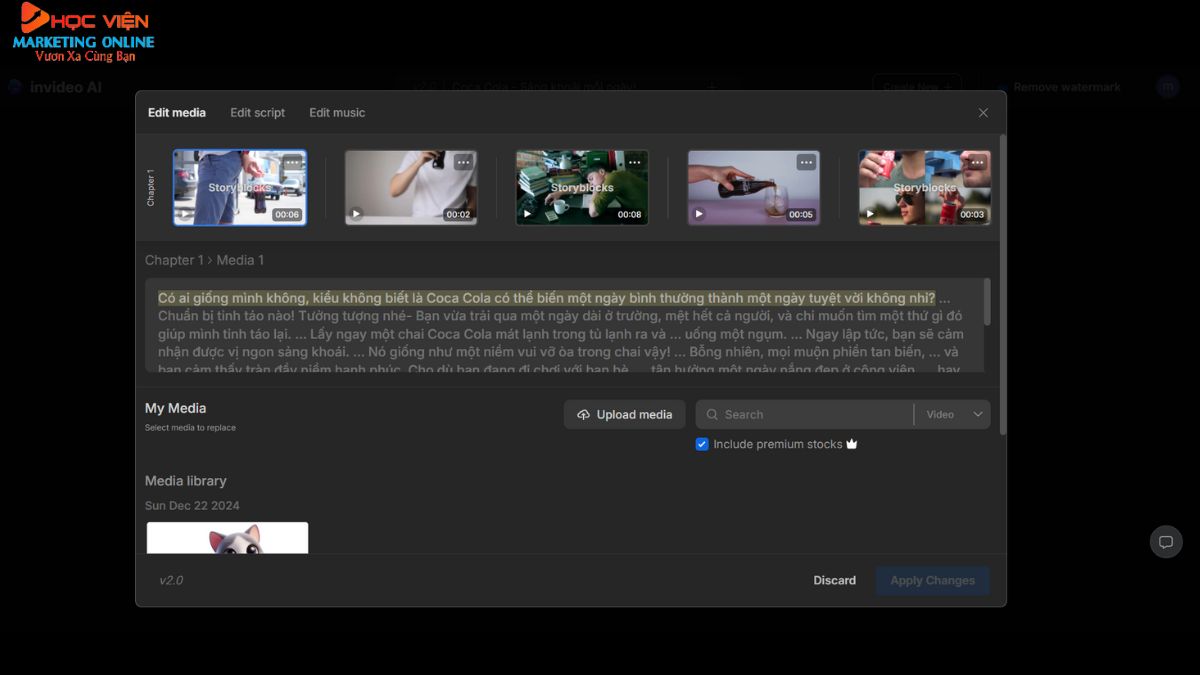 Công cụ tạo video AI cho thương mại điện tử- Các bước thực hiện Invideo AI