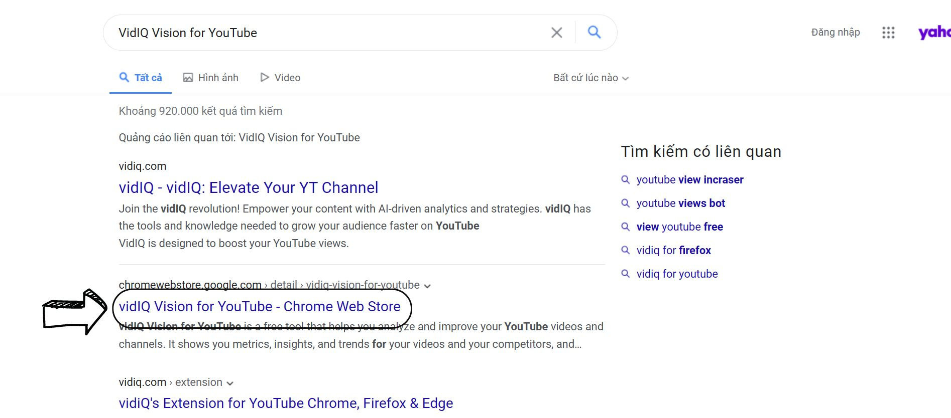 Cách cài vidIQ vào trình duyệt Chrome