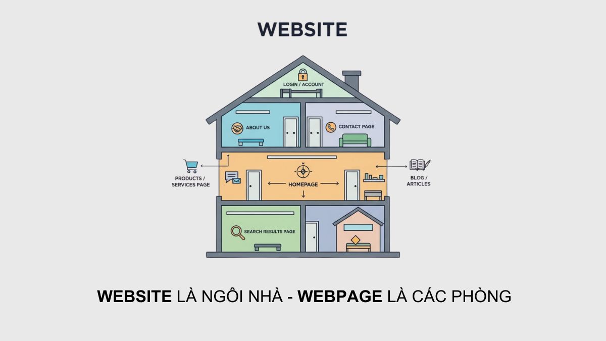 Sự Khác Biệt Giữa Web Page Với Website Là Gì?