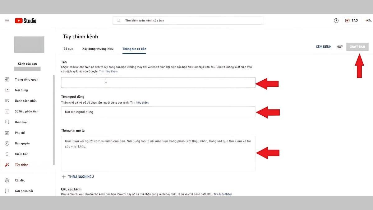 Cách Xây Kênh YouTube View Ngoại bước 2.8