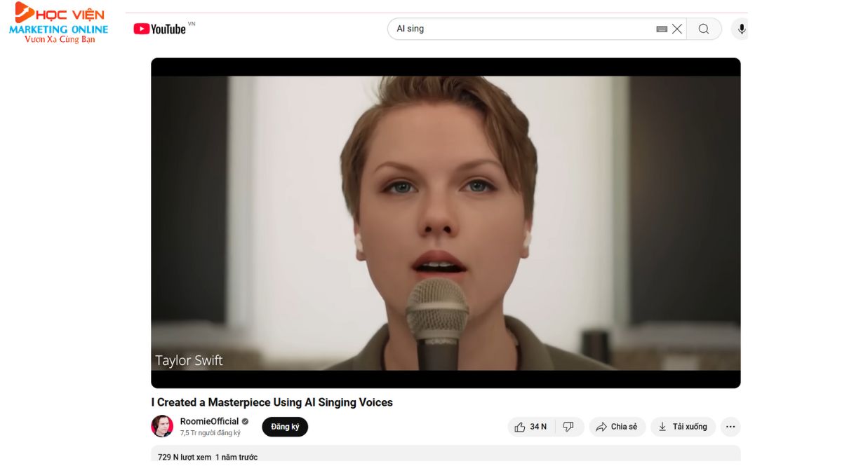 Ý tưởng làm video bằng AI sáng tạo- Video âm nhạc và sáng tác