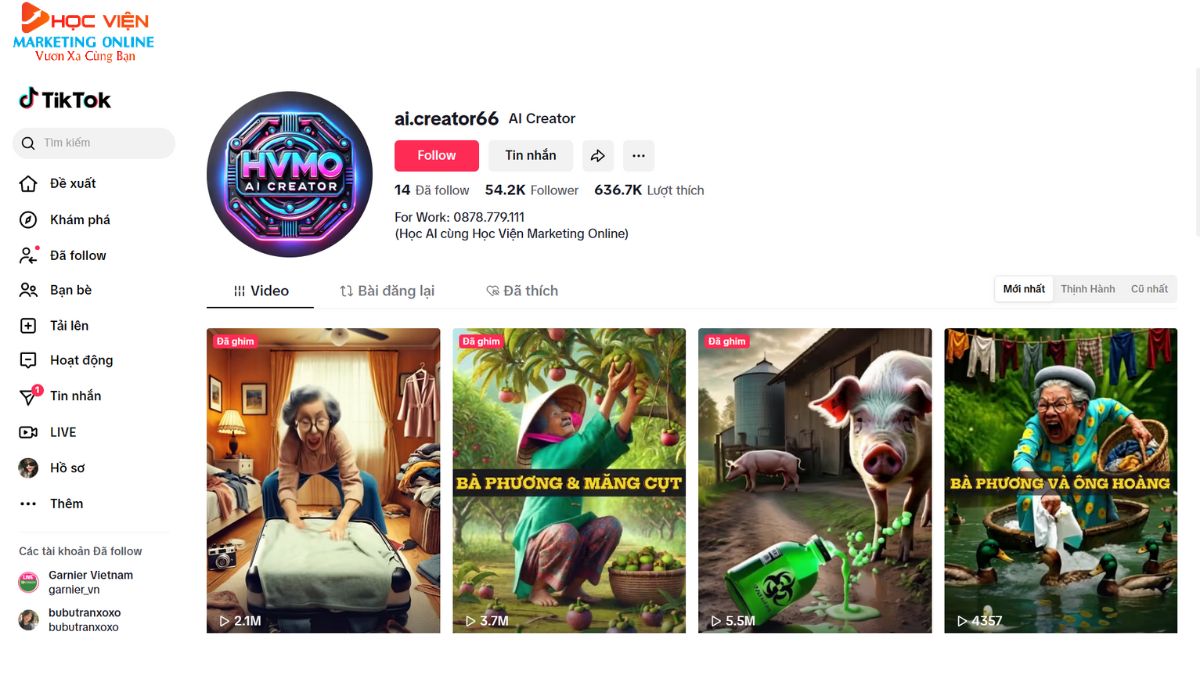 Ý tưởng làm video bằng AI- Video hoạt hình
